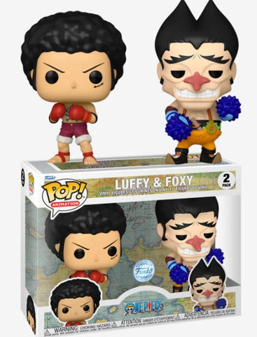 Funko Pop! One Piece - Luffy & Foxy - 2-Pack (Common)